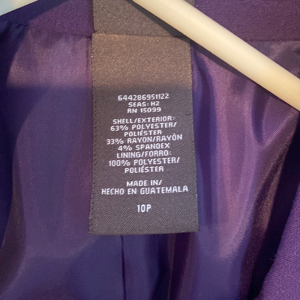 Purple blazer